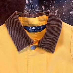 Polo Jacket - Vibrant Color - Corduroy Collar. Worn. Excellent condition.